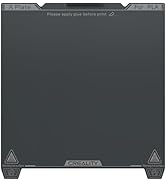 Creality K1C Build Plate PEI Sheet 235x235mm:Smooth Surface Flexible Removable Spring Steel Platf...