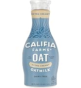 Califia Farms - Extra Creamy Oat Milk, 48 Oz, Dairy Free, Plant Based, Vegan, Gluten Free, Non GM...