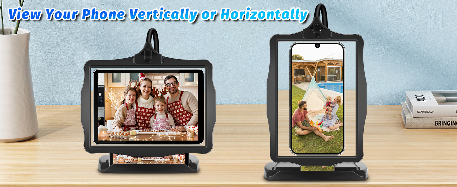 magnifier with light and stand