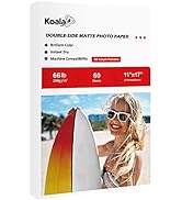 Koala Heavyweight Inkjet Printer Paper for Printing Greeting Card, Paper Placemat, Craft Projects...
