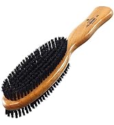 Kent CC20 Double-Sided Clothes Brush Boar Bristles Lint Remover. Firm for Dust and Dirt, Soft for...