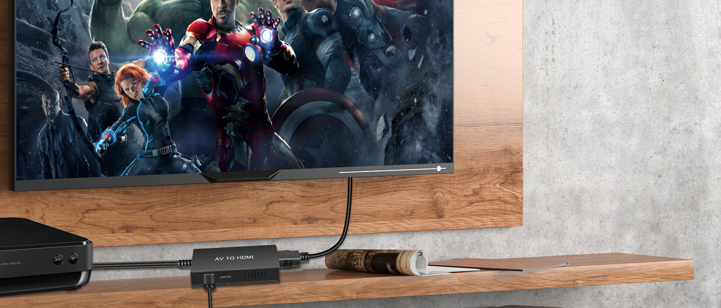 Tengchi RCA to HDMI Converter