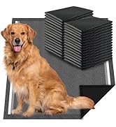 Dogcator Charcoal Dog Pee Pads Extra Large 28“x34”, Puppy Pads XL 30 Count, Disposable Urine Bed ...