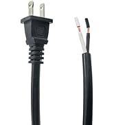 Replacement Power Cord 2 Prong,14 AWG Heavy Duty 6.46Ft Cable 110V 115V 120V 300V for Appliance, ...