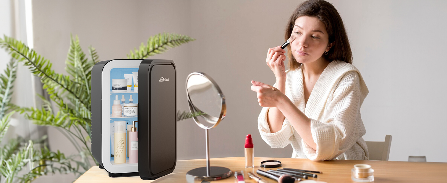 mini fridge skincare