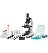 Discovery #MINDBLOWN Microscope Set 48-Piece with Durable Metal Framework, 120X to 1200X Magnific...
