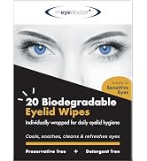 The Eye Doctor Eyelid Wipes – 20 x Single use Lid &amp; Lash Wipes – Suitable for Sensitive Eyes, Dry...