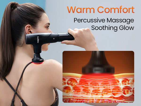massage gun with heat