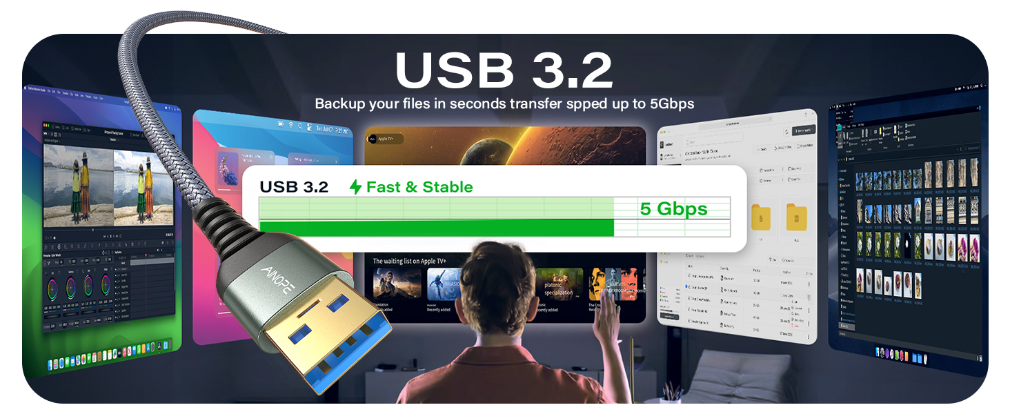 usb cable usb to usb a to usb a cables usb 3.0 male to male 6ft