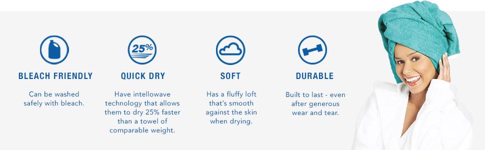 Shouthern Tide, performance, towel, soft, durable, easy care, bleach friendly, quick dry
