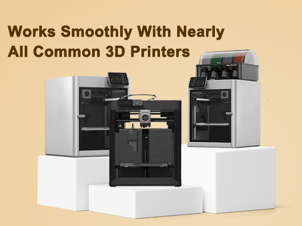 Works Smoothly With Nearly All Common 3D Printers