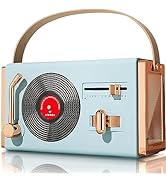 SpringFlora [2023 New] Small Portable Retro Bluetooth Speaker, Cute Vintage Wireless Speaker for ...