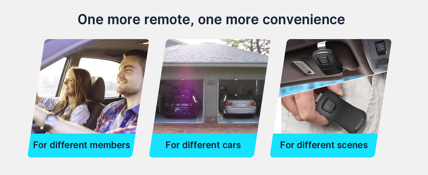 replacement garage door remote