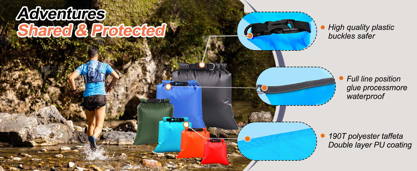 6PCS Wet Dry Bag Set