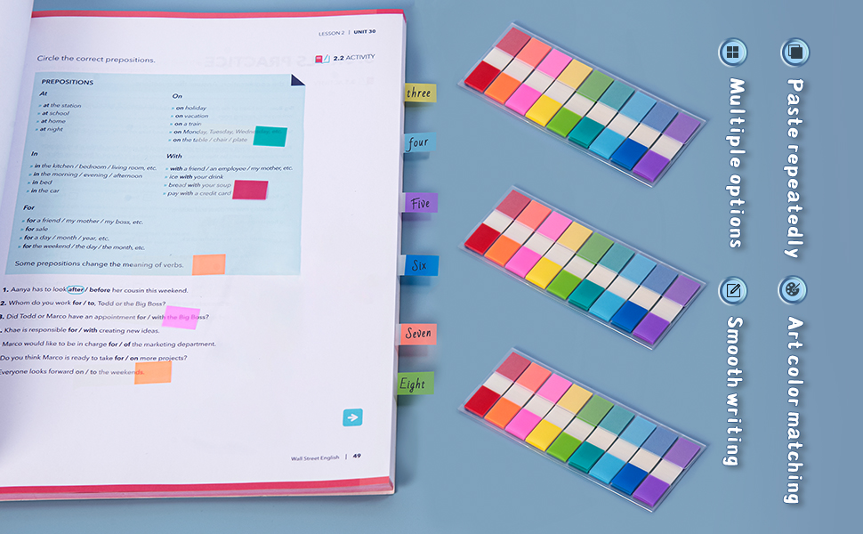 sticky tabs