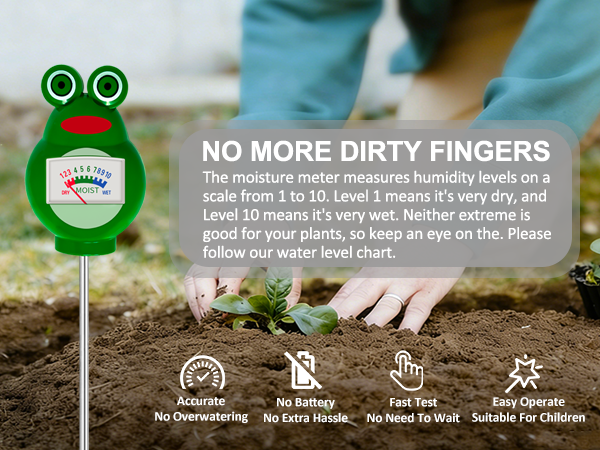 METINFUS Soil Moisture Meter for Plants