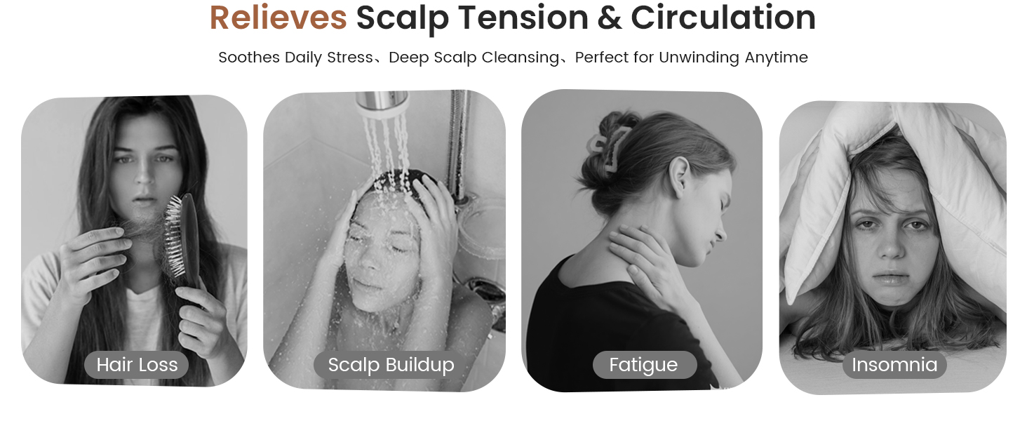 scalp massager head massager scalp massager hair growth gifts for women mom Christmas