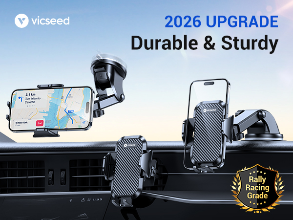 Strong suction cup car phone holder