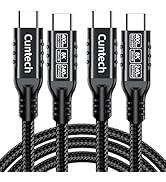 USB C 40Gbps Data Transfer Cable 3.3ft 2-Pack, 240W PD Fast Charging 8K/4K HD Video Monitor Cable...