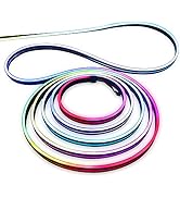 Aclorol 16.4FT Neon Rope Lights 12V Addressable Neon Sign Flexible LED Strip Lights WS2811 RGB Dr...