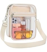USPECLARE Clear Purse Stadium Transparent Messenger Bag Stadium Approved for Men and Women Clear ...