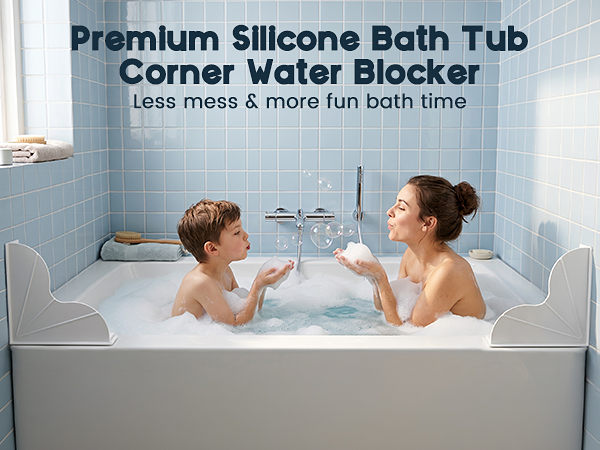 splash guard for bathtub