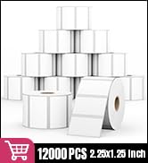 2.25&amp;#34; x 1.25&amp;#34; Direct Thermal Labels