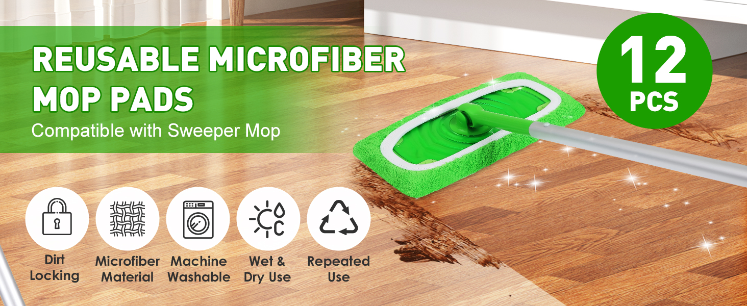 reusable mop pads