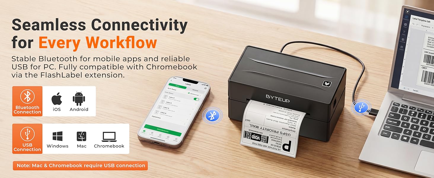 USB and Bluetooth Connection