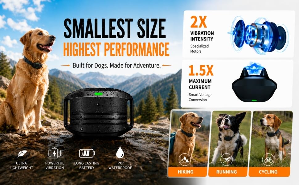 shock cllar for small dogs-2