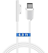 Surface Connect to USB C Charging Cable, Compatible for Microsoft Surface Pro 7/6/5/4/3 Go3/2/1 L...