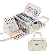 SFYBYHEART Acrylic Paint Storage, Craft Organizer, Art Supply Organizer, Art Tote Bags, Paints Br...