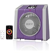 HEATIT Space Heater with Remote for Indoor, Digital Display with Thermostat,Containing Plasma &amp; O...