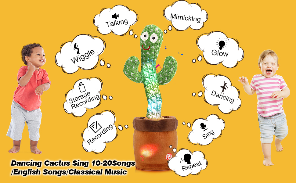sing cactus toy