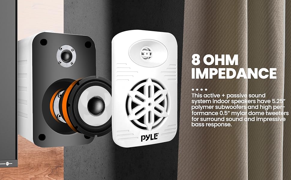 wall mount speakers;studio monitors wifi;active wall speaker;pyle home theater subwoofer;pc wall