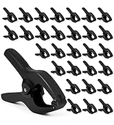 ACOSEA Spring Clamps 30 Pack,3.5 inch Plastic Small Spring Clips,Clamps Heavy Duty for crafts,Min...
