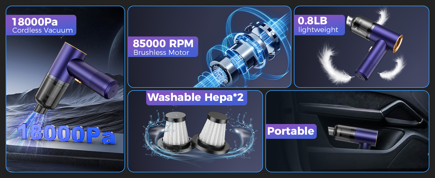 car vacuum portable cordless