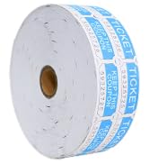 L LIKED Raffle Tickets Double Rolls 2000 per Roll 50/50 Raffle Tickets for Events, Entry, Class R...