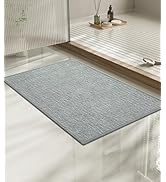 chakme Bathroom Rugs Mat 24x17, Ultra Thin Non Slip Bath Mat Small Quick Dry Absorbent Bath Mat f...