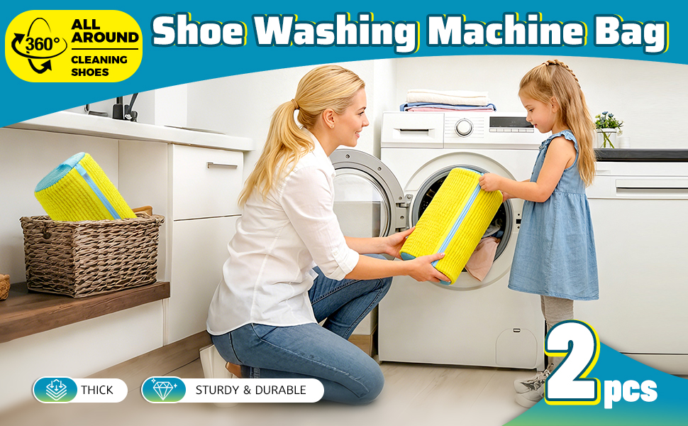 shoe washing machine bag, bolsa para lavar zapatos en la lavadora, tennis shoe washing machine bag