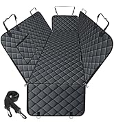 NECKORY Waterproof Dog Car Seat Cover for Back Seat - Durable, Scratch Proof Pet Hammock with Non...