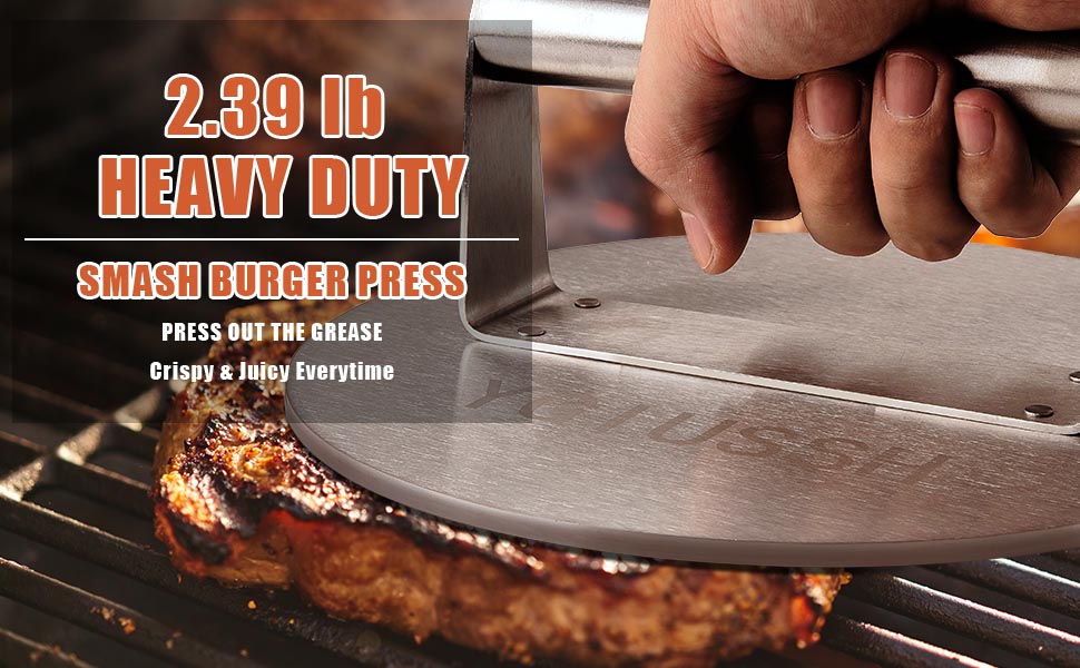 Stainless Steel Bacon Press