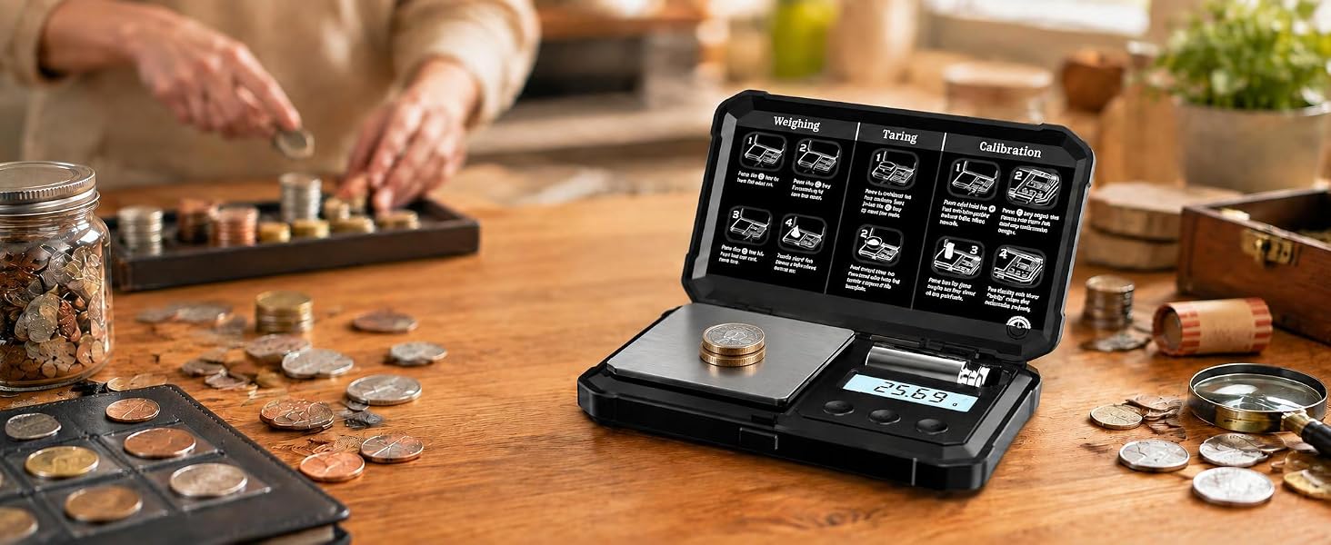 coin scale to weigh coins