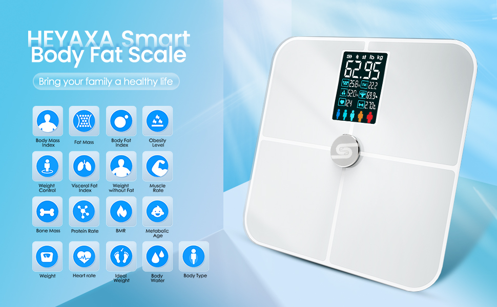 Bluetooth Smart Body Fat Scale