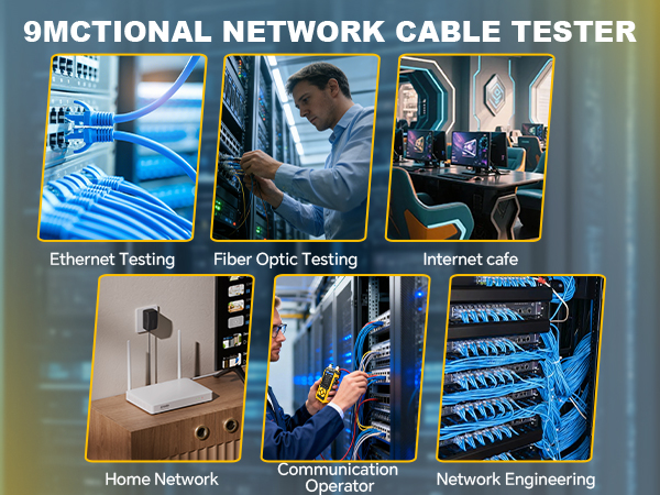 NF-8518 Network Cable Tester with Optical Power Meter, Ethernet Cable Tester