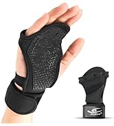 HiRui Ventilated Workout Gloves for Men Women, Built-in Wrist Wraps and Non-Slip Palm Silicone to...