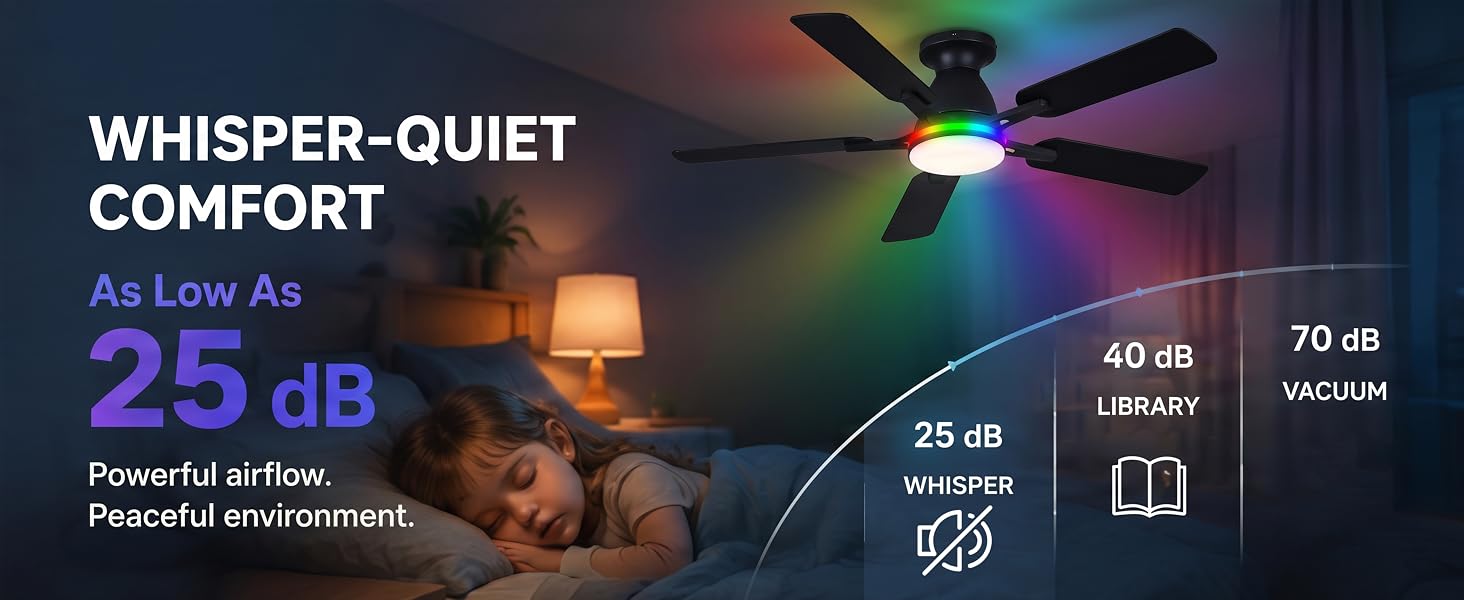 RGB Ceiling Fan