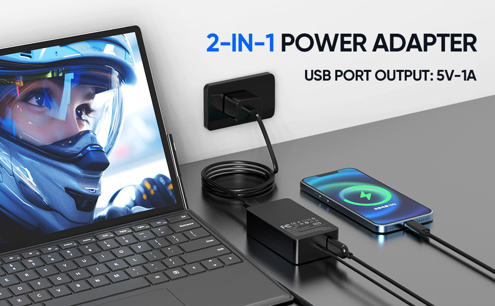 65W charger for microsoft surface 