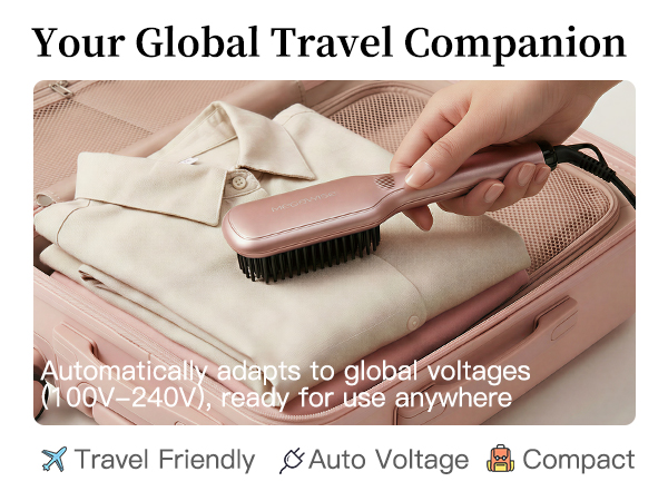 hair straightener brush