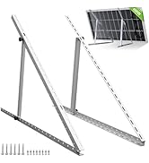 ECO-WORTHY Upgraded 45in Solar Panel Mount Brackets, with Foldable Tilt Legs, Suitable for 2pcs 1...